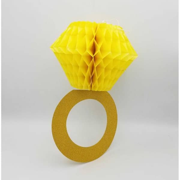 30 cm Ring-Shaped Honeycomb Hanging Decoration for Wedding Parties