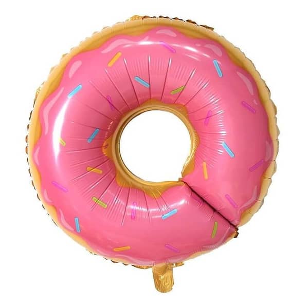 Candy and Donut Theme Foil Balloon - Pink 75cm x 70cm