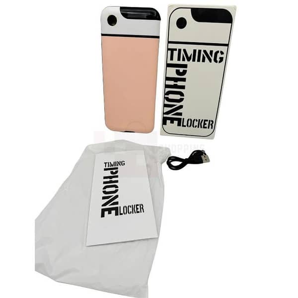 Preowned Timing Smart Phone Locker Box for Focused Use