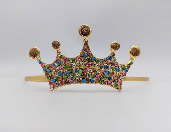 CROWN METAL TIARA FOR PARTY WEAR - SINGLE PACK