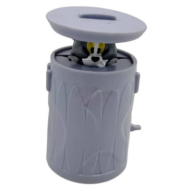 Tom Toy - 3 Inch Grey Dustbin Design - Unisex - Single Pack