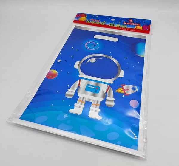 Pack of 10 Space Theme Goody Bags - Perfect for Gifts