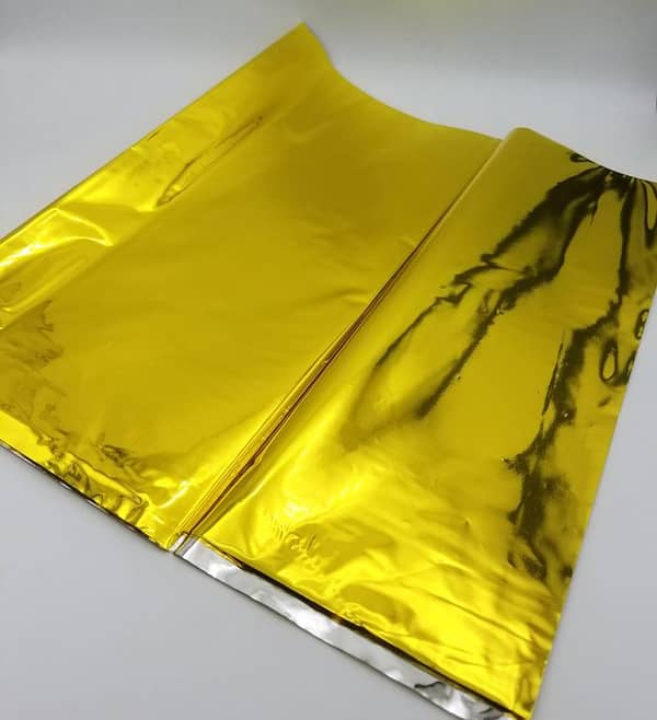 GOLDEN THEME TABLE COVER - 54 INCH X 72 INCH, PLASTIC MATERIAL