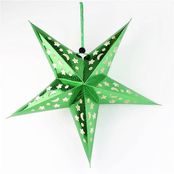 12-Inch Cardboard Stars for Room Decoration
