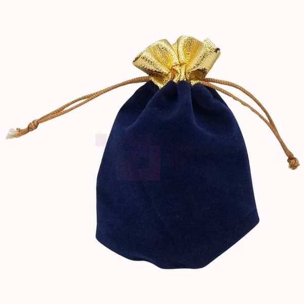 Bidh Bag Nikkah Pouch - Dark Blue - 4" x 3" - 50 Pack Nikkah Pouches