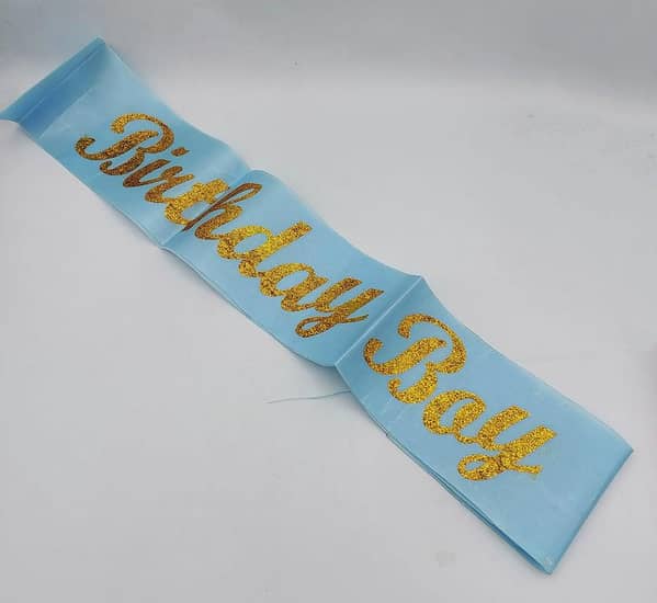 Birthday Boy Sash for Celebrations