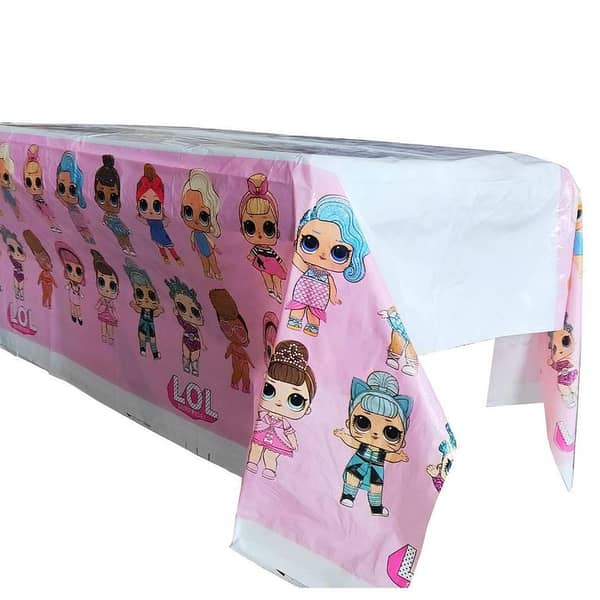 LOL Surprise Table Cover for 6-Seater Tables (Size: 108 cm x 180 cm)