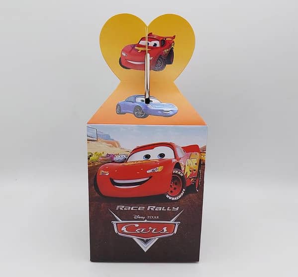 Pack of 10 Cars Theme Goody Boxes for Favors