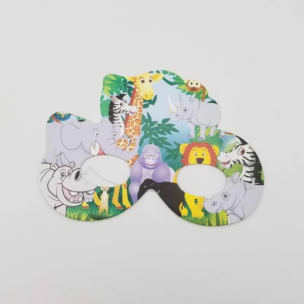 Pack of 10 Jungle Paper Masks for Themed Parties
