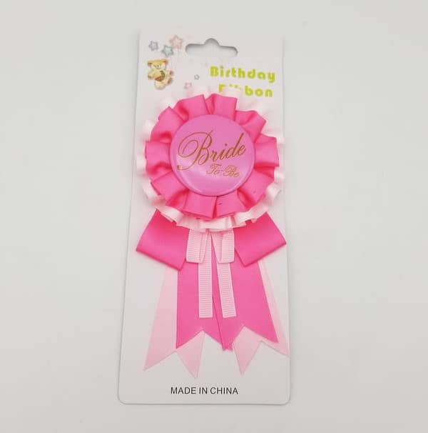 Bride to Be Bridal Shower Badge