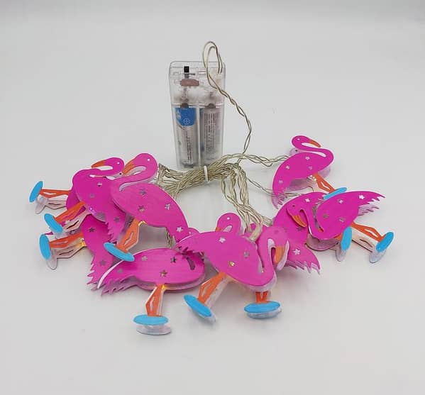 Flamingo 3D Battery Operated LED Fairy Light for Room Decoration