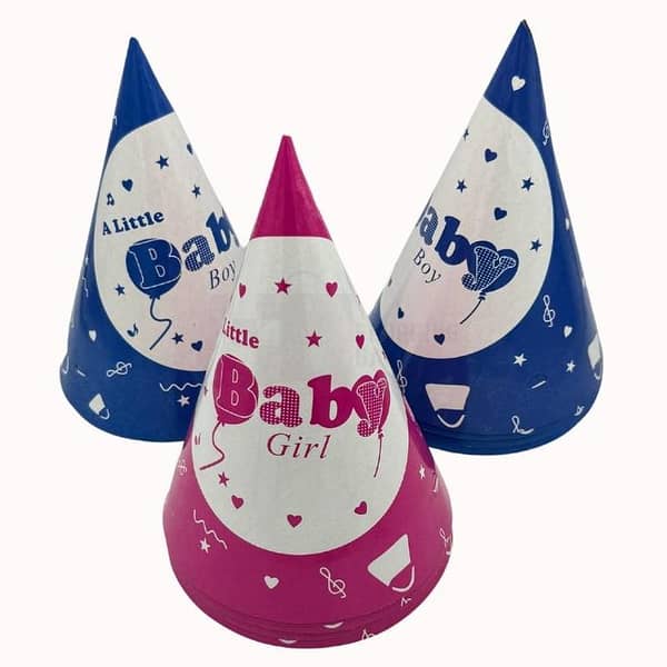 Pack of 13 Birthday Caps for Baby Boys and Girls - 7 Caps for Boys and 6 Caps for Girls