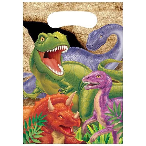 Pack of 10 Dinosaur-Themed Goody Bags