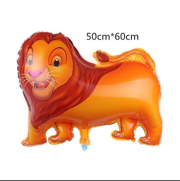 Simba Foil Balloon - Jungle Theme Decoration - LION KING Foil Balloon