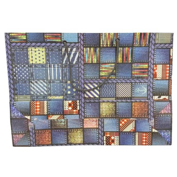 Multicolor 15" x 10" Paper Gift Bags - Unisex - Single Pack
