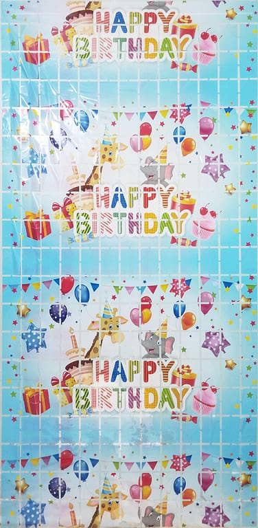 Jungle Theme Birthday Party Curtains and Backdrop for Decorations