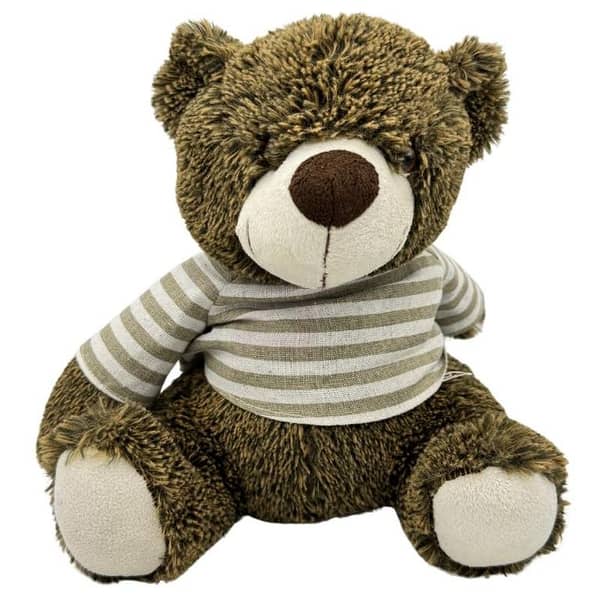 11-Inch Brown Teddy Bear - Stuffed Toy for Unisex - 1 kg - Washable and Comfortable Companion