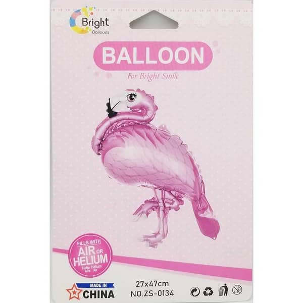Mini Flamingo Foil Balloon - Flamingo Theme Decoration