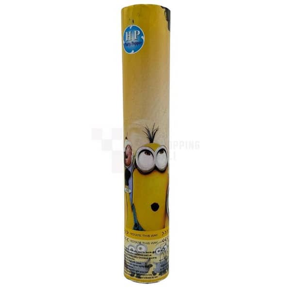 Minions Party Poppers - 30 cm Height - Single Popper for Themed Celebrations