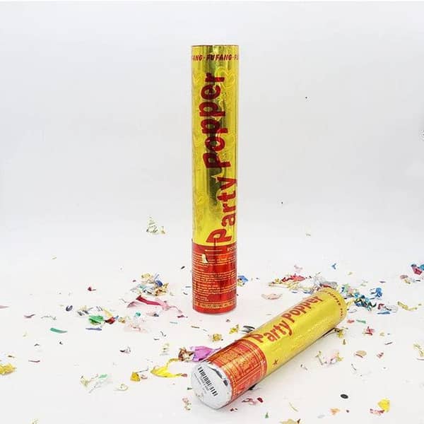 Confetti Party Poppers for Celebrations - 20 cm