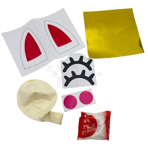 Large White Unicorn Latex Balloon Set for Girls - Includes 6 Decorative Items