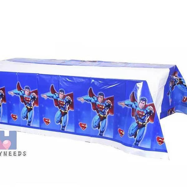 Superman-Themed Table Cover - 108 cm x 180 cm