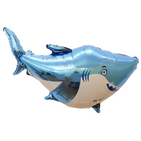 Mini Baby Shark Foil Balloon - 34x30 cm Ocean Theme Decoration