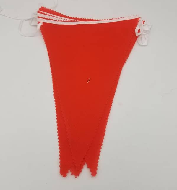 Pack of 10 Fabric Flags Banners for Party Decoration