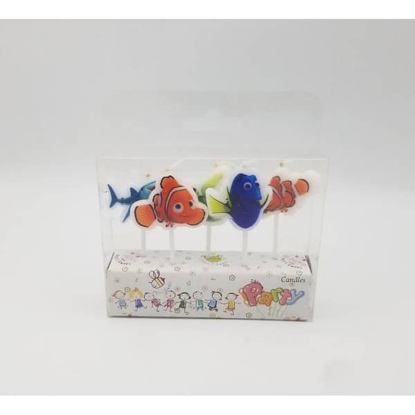 Finding Nemo Themed Candle Set - 5 Pack for Cake Decoration
