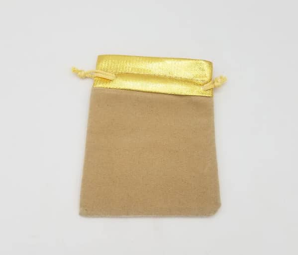 Bidh Pouch for Nikkah - 4 x 3 Inches - Beige - 50 Pack