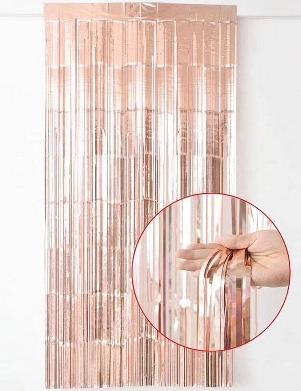 FOIL CURTAINS BACKDROP FOR PARTIES - 30" x 70"