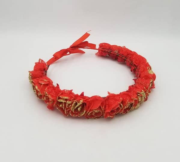 Foamic Flower Tiara Crown for Parties and Special Occasions