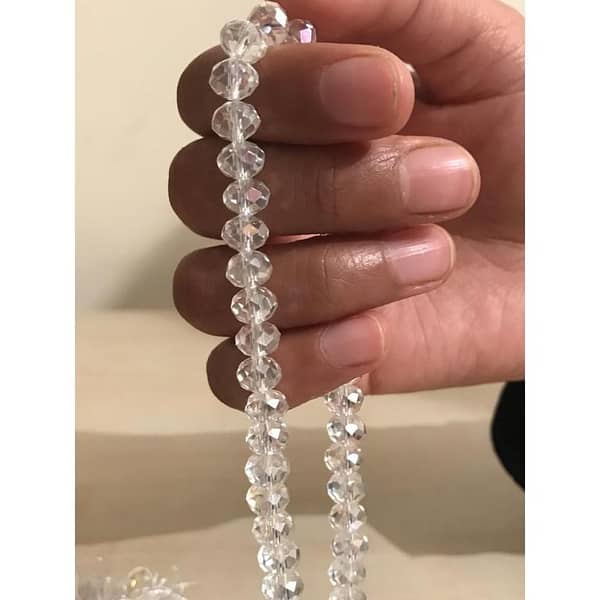 99 Bead Turkish Diamond Cut Crystal Tasbeeh for Prayer and Counting