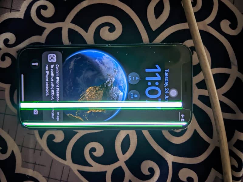 Iphone 12 mini . only two  miner line on original display 1