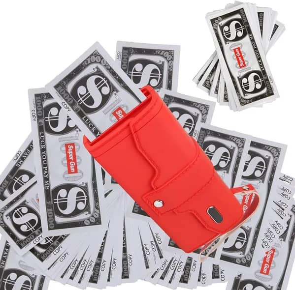 Money Spray Gun in Wallet Shape by Super Spray - Perfect for Weddings and Parties