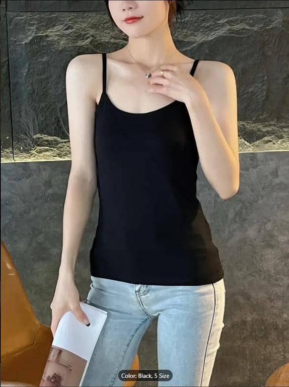3-Pack of Women's Solid Cami Tops | Casual Sleeveless Crop Tops for Summer 2024