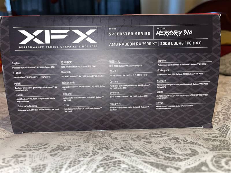 XFX SPEEDSTER RADEON-RX 7900XT 20GB+TEAM GROUP T-CREATE 32GB DDR5 RAM 3