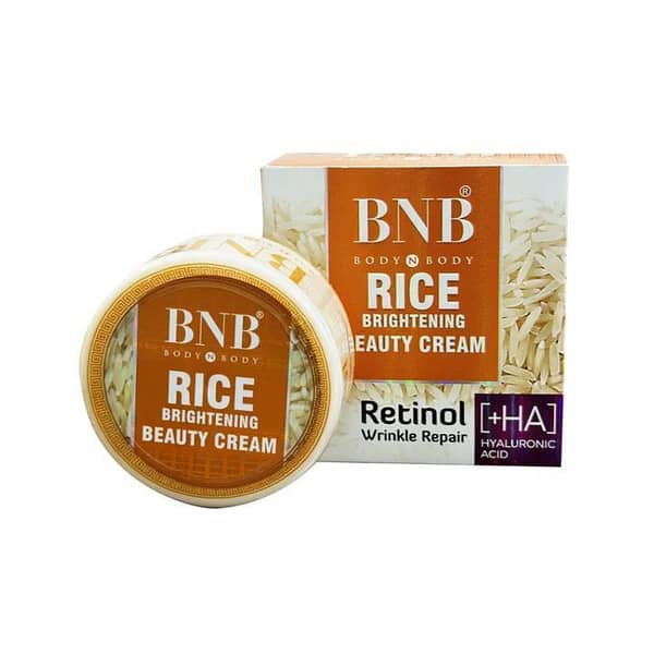 BNB Rice Brightening Cream with Retinol for Wrinkle Repair and Hydration