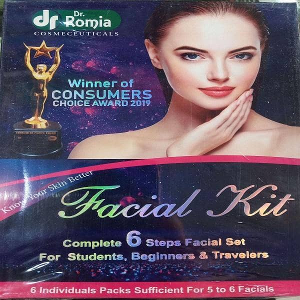 Dr Romia Complete Facial Kit for Students, Beginners, and Travelers