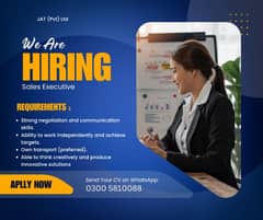 Sales Executive (Water Bottle Orders)