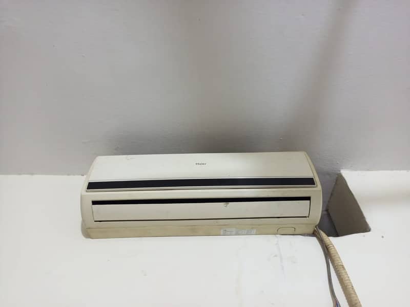 Haier AC Currenltly running and working conditions live checking 0