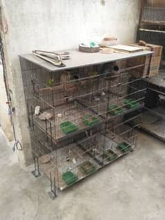 4 partition folding Cage