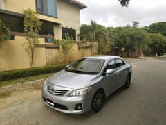 TOYOTA COROLLA XLI CONV. GLI MODEL 2014 ORIGINAL BLUISH SILVER COLOR.