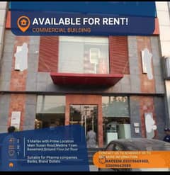 commercial Building for Rent  main Susan Road faisalabad