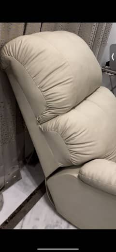 Off white recliner from dubai