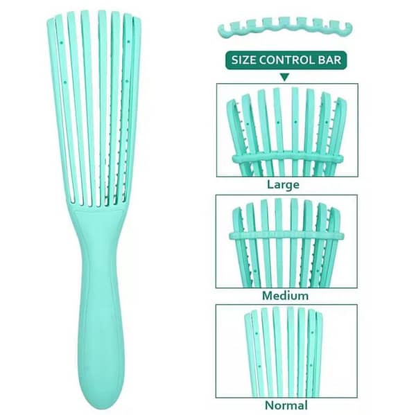 Unique Gadgets Curly Hair Brush and Scalp Massage Comb – Anti-Static Detangling Tool for Thick Hair, Salon-Quality Hairdressing, Wet or Dry Use