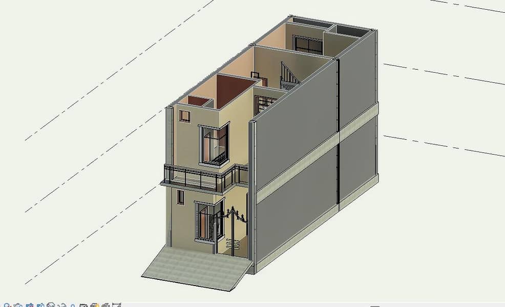 2D Architecture Drawings and 3D Rendering 2