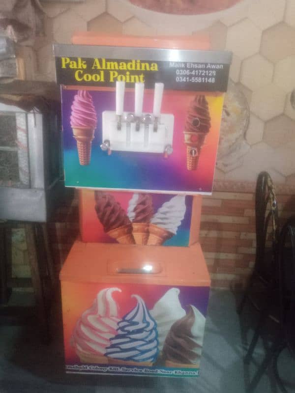 cone ice cream Machine duble flewer best condition 1