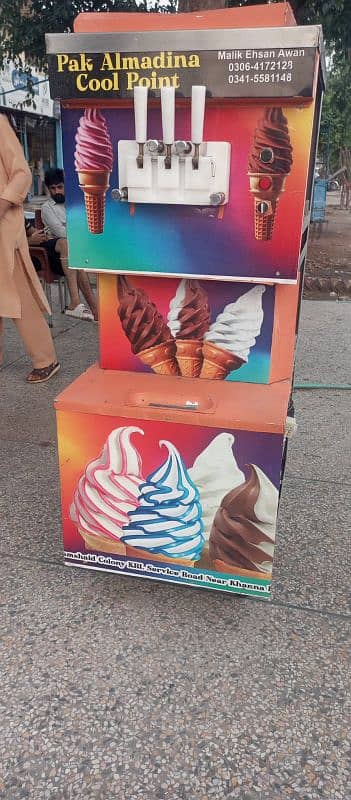 cone ice cream Machine duble flewer best condition 2