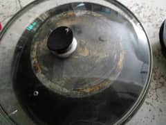 non stick cookware with glass hood